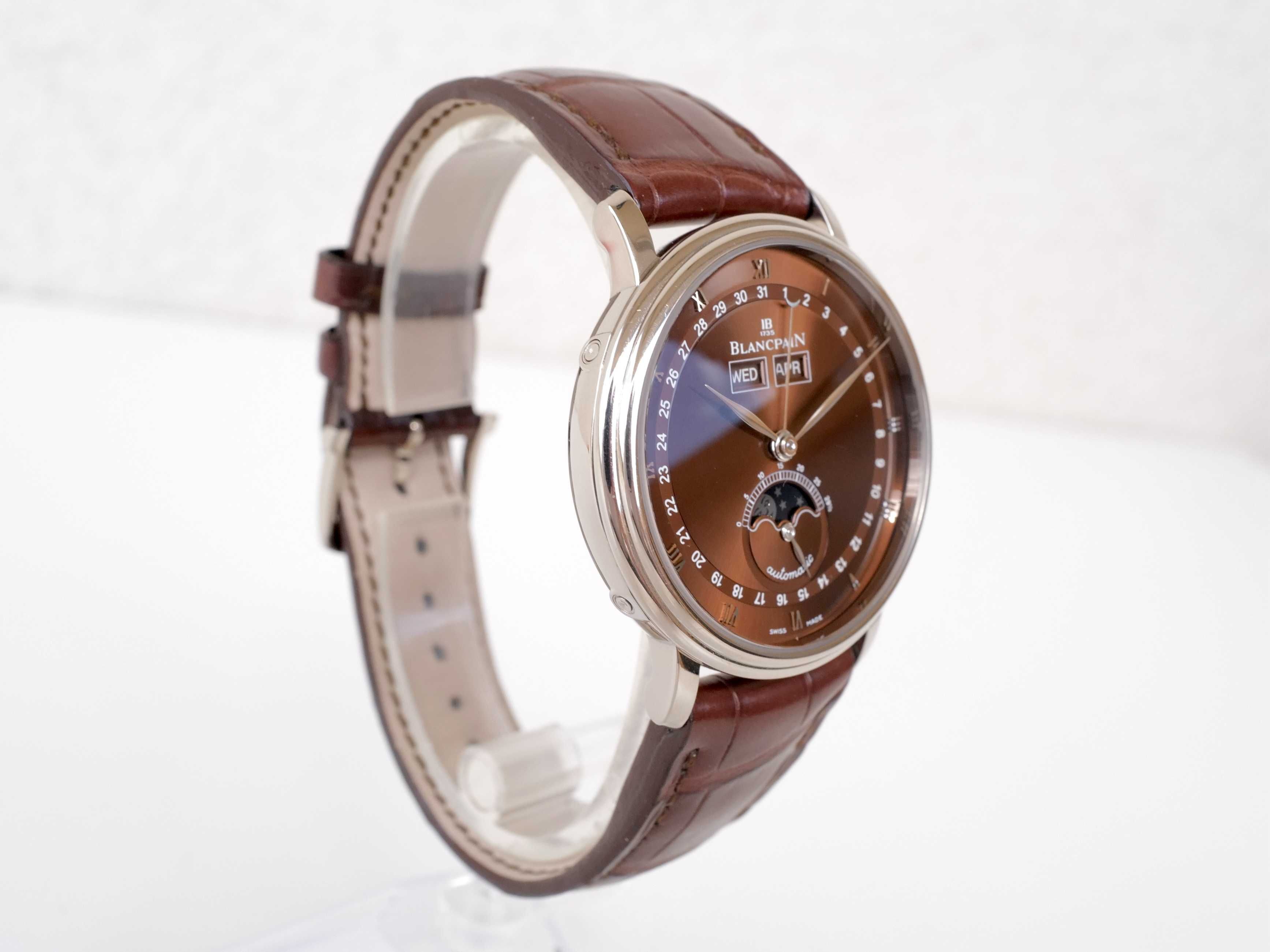 Blancpain Villeret Quantième Complete Calendar Moon Phase18KWhiteGold