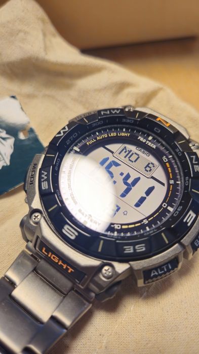 Zegrek Casio ProTrek Tough Solar Titanium PRG-340T-7ER