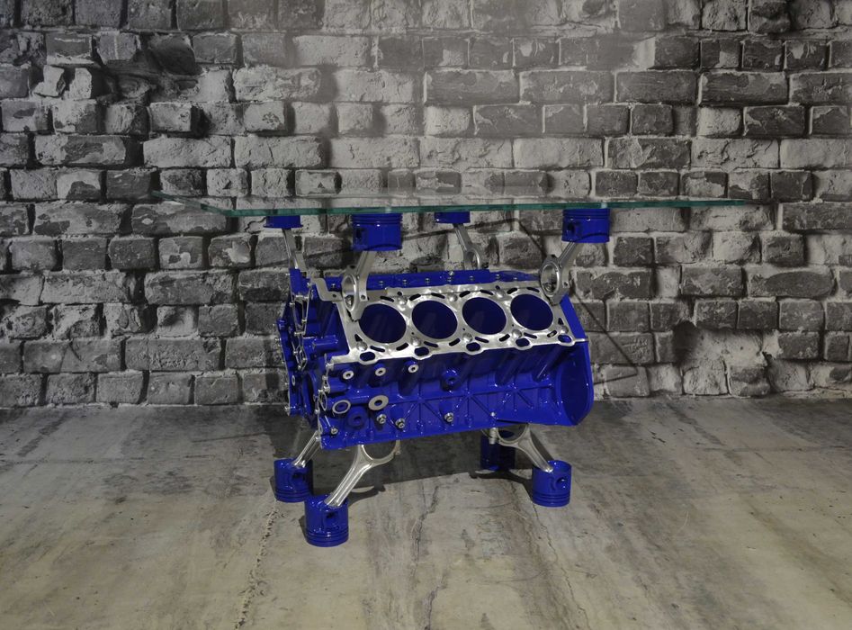 Stolik z bloku silnika V8 BMW MPower Premium *ModernArtWorks™ * M5 M3