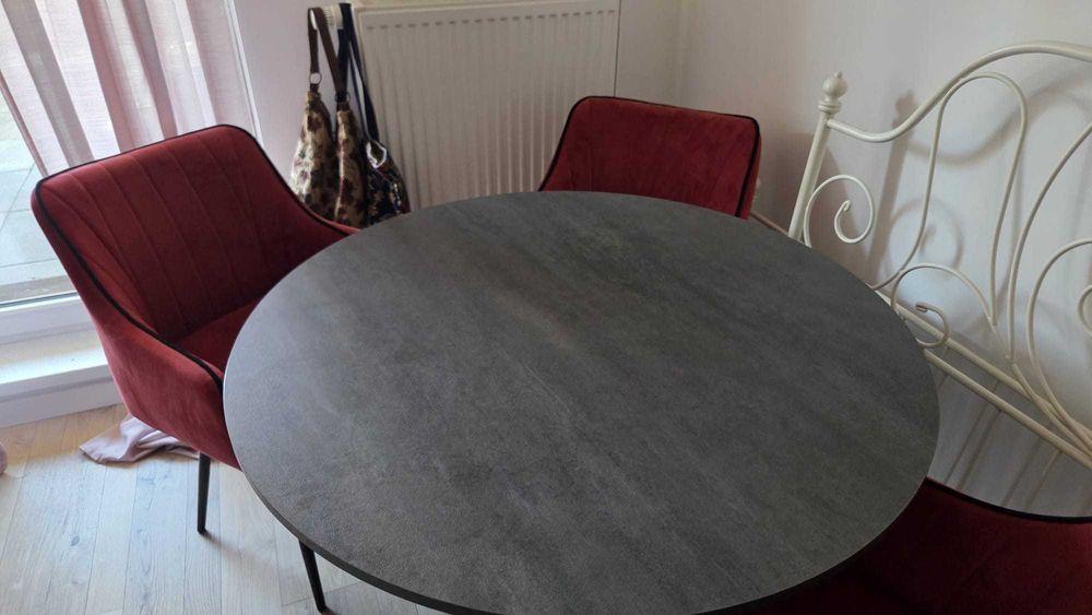 Zestaw Stół z 4 krzesłami Mariedamm Ikea 105cm