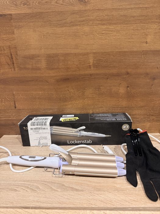 Плойка для завивки волосся Top4ever Lockenstab з трьома стрижнями