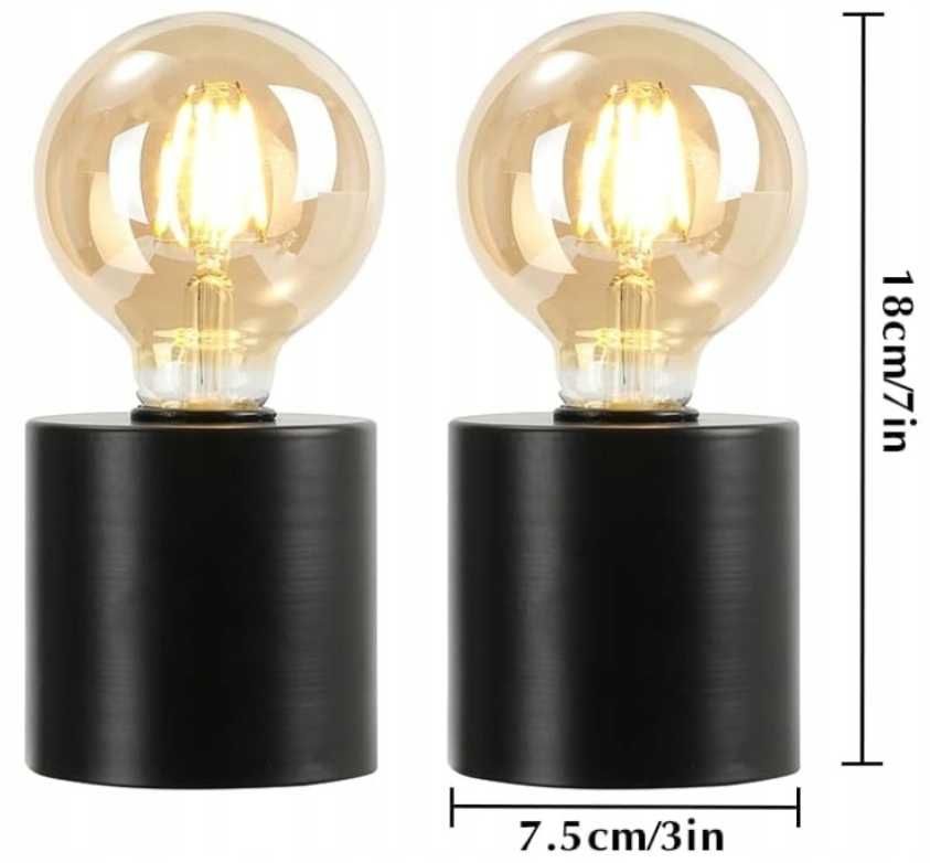 żarówką w stylu Edisona, 18 cm | Retro