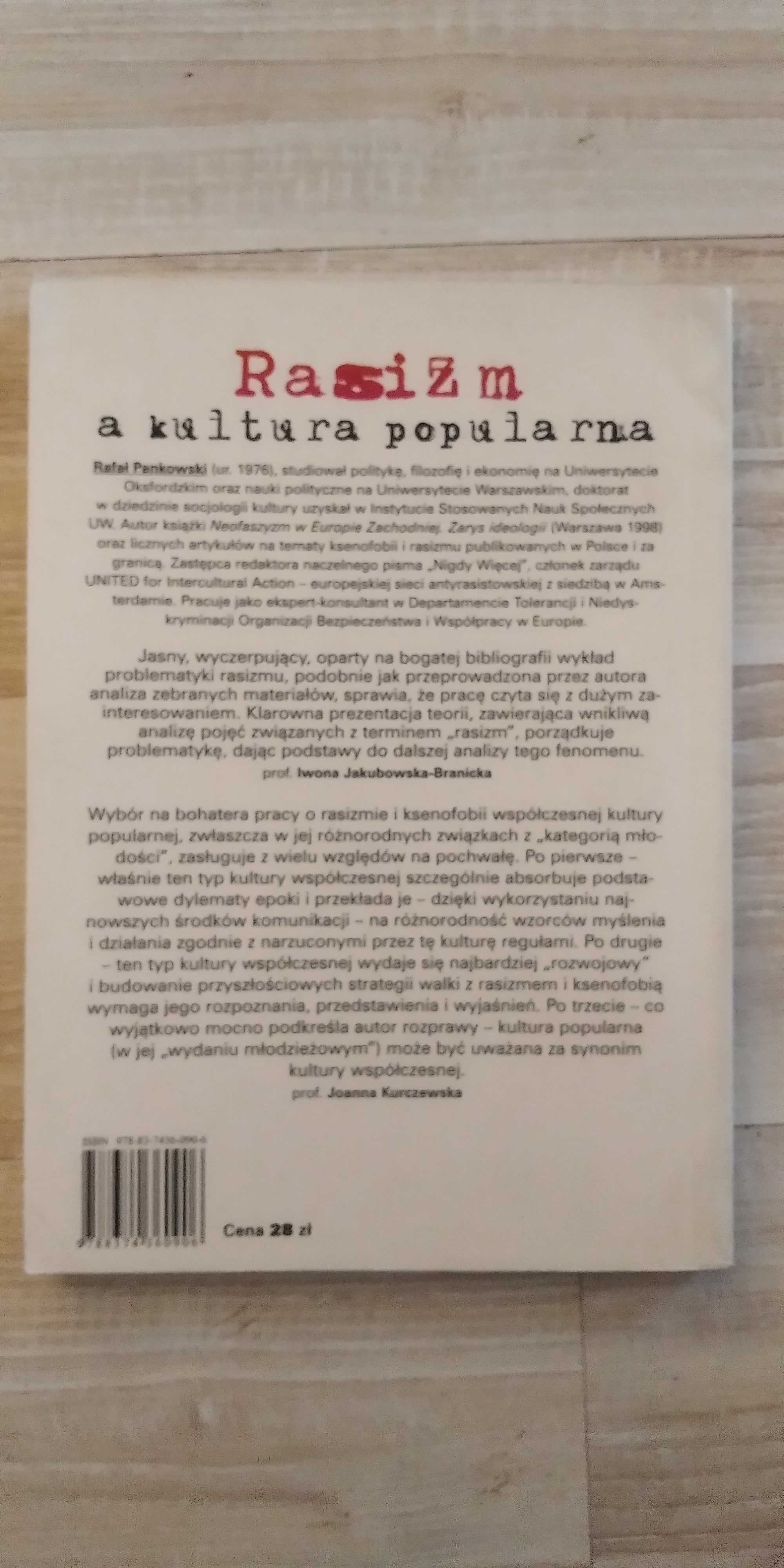 "Rasizm a kultura popularna" R.Pankowskiego,nowa