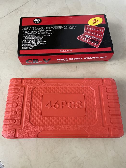 Набор головок біт ключів 46шт. Новий с трещоткой cr-v