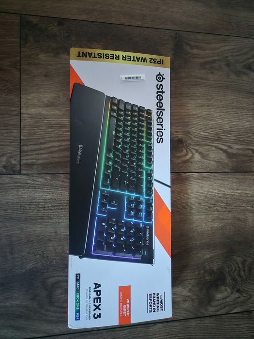 Nowa Steelseries apex 3gamingowa Klawitura podświetlenie wodoodporna