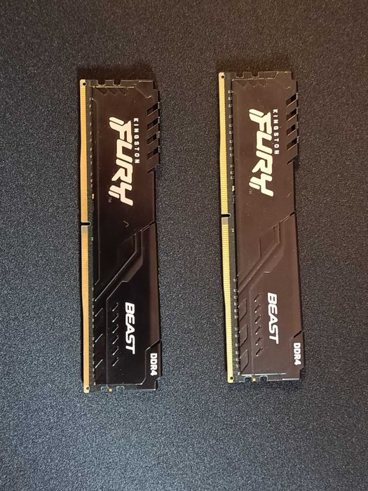 Оперативна памʼять Kingston Fury Beast Black DDR4-3600 МГц 32GB