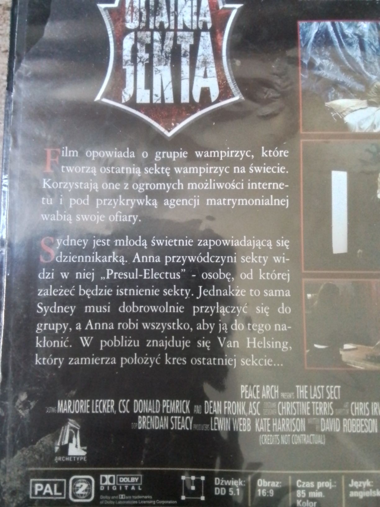 Ostatnia sekta DVD Nowy w foli