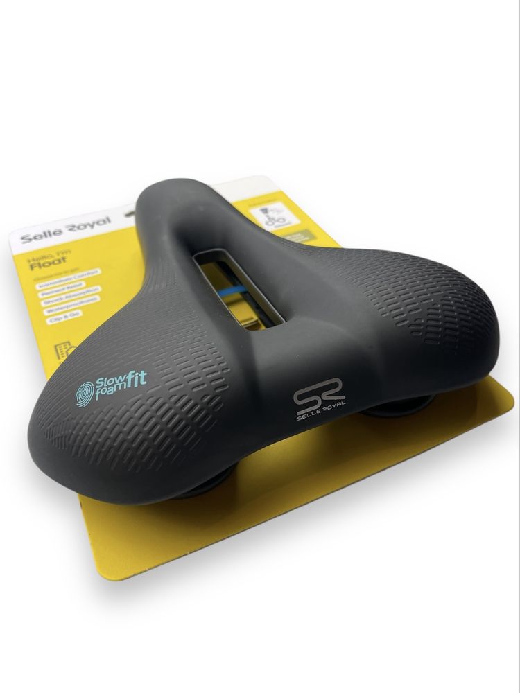 Siodełko rowerowe SELLE ROYAL Float szerokie, z otworem FV / 029-212
