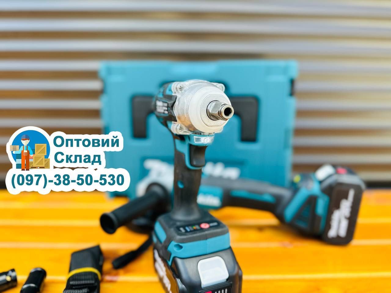 Makita 2/1 Акумуляторний Набoр 36V Гайковерт DTW450 + Болгарка DGA404