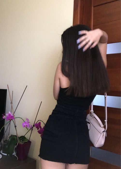 Черная джинсовая юбка bershka