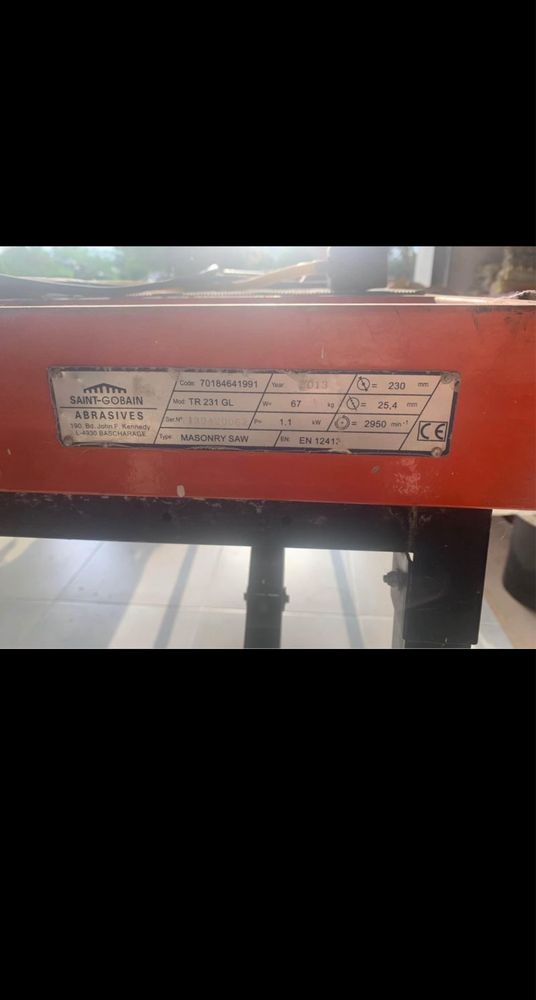 Okazja! Przecinarka do płytek Norton Clipper TR 231 GL