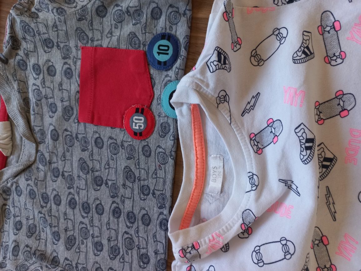 Zestaw koszulek dla chłopca,.t-shirty 98/104