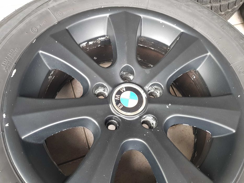 Felgi koła zimowe DEZENT 7x16 et20 5x120 opony 225/55/17 BMW 5 e39 360