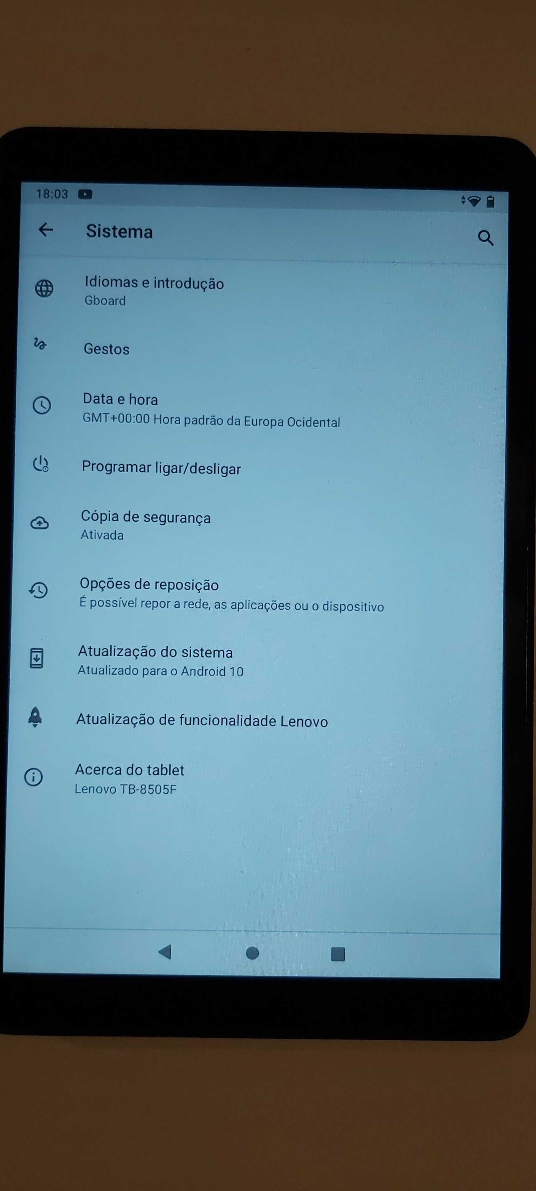 Tablet LENOVO TB-8505F