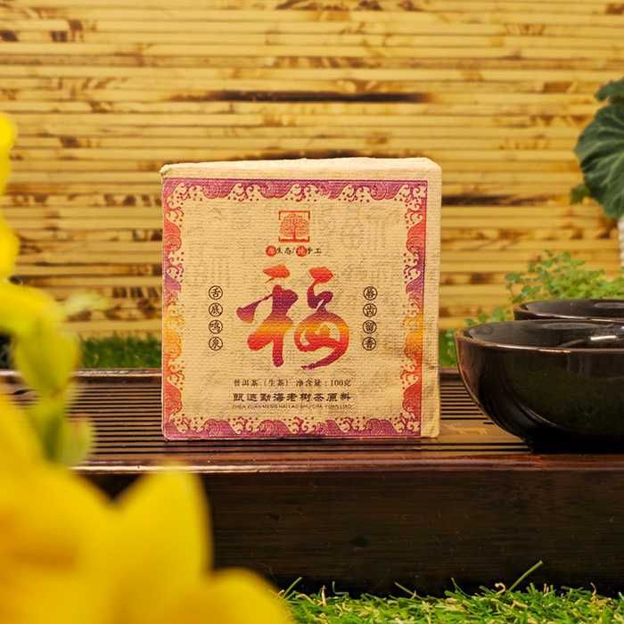 Шен пуэр ❱• со старого дерева Мэнхай ❱• 100г 2022год