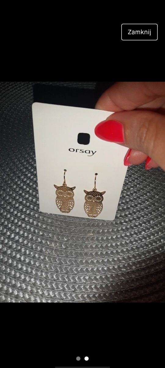 Kolczyki sowy Orsay
