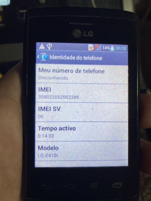 Smartphone LG e410i