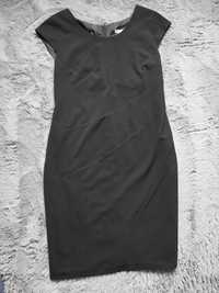 Elegancka mała czarna - sukienka r. 50 - jak NOWA