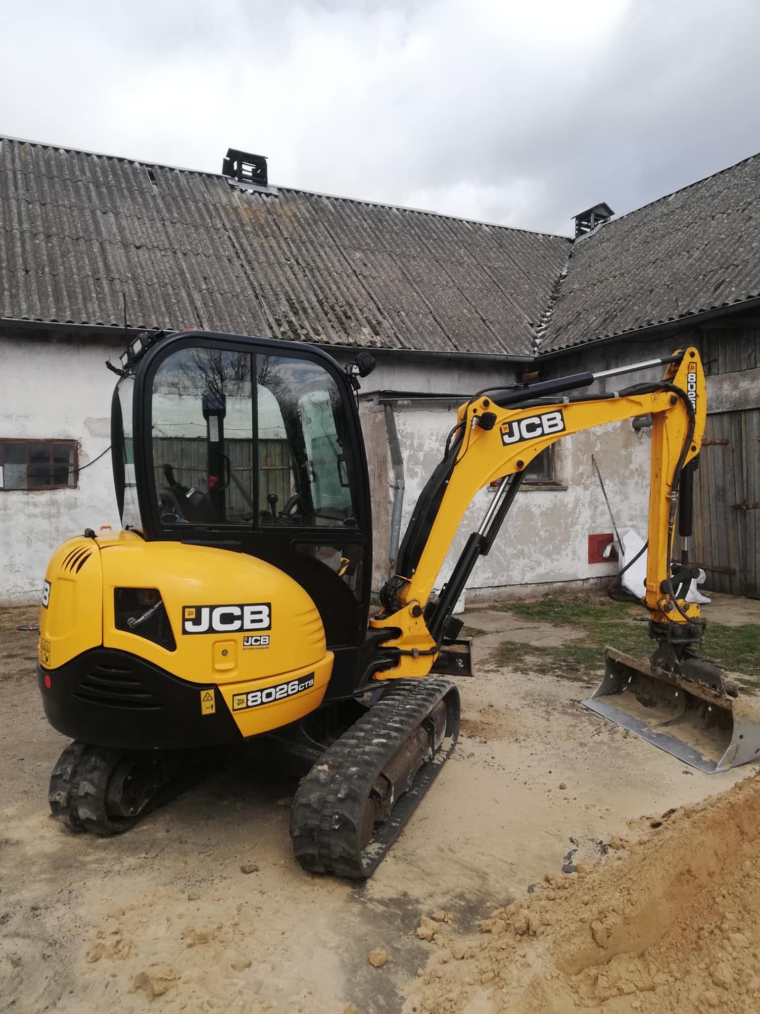 JCB 8026 CTS.Minikoparka 2.8 tony