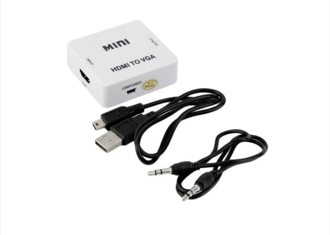 Адаптер HDMI to VGA, VGA to HDMI, AV RCA HDMI переходник конвертер