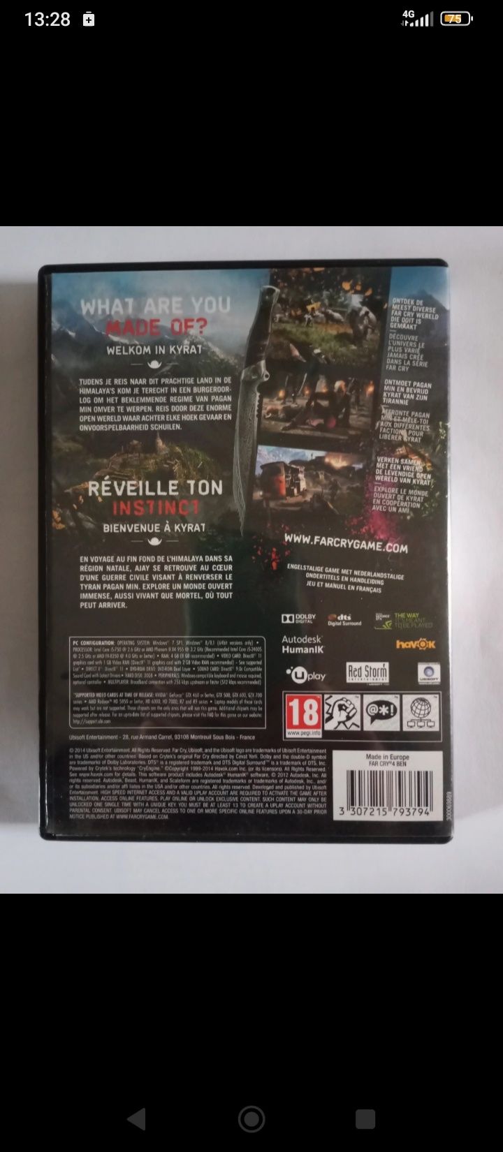 Far cry 4 PC DVD