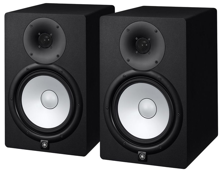 Yamaha HS8 + Suportes (Monitores de estúdio)