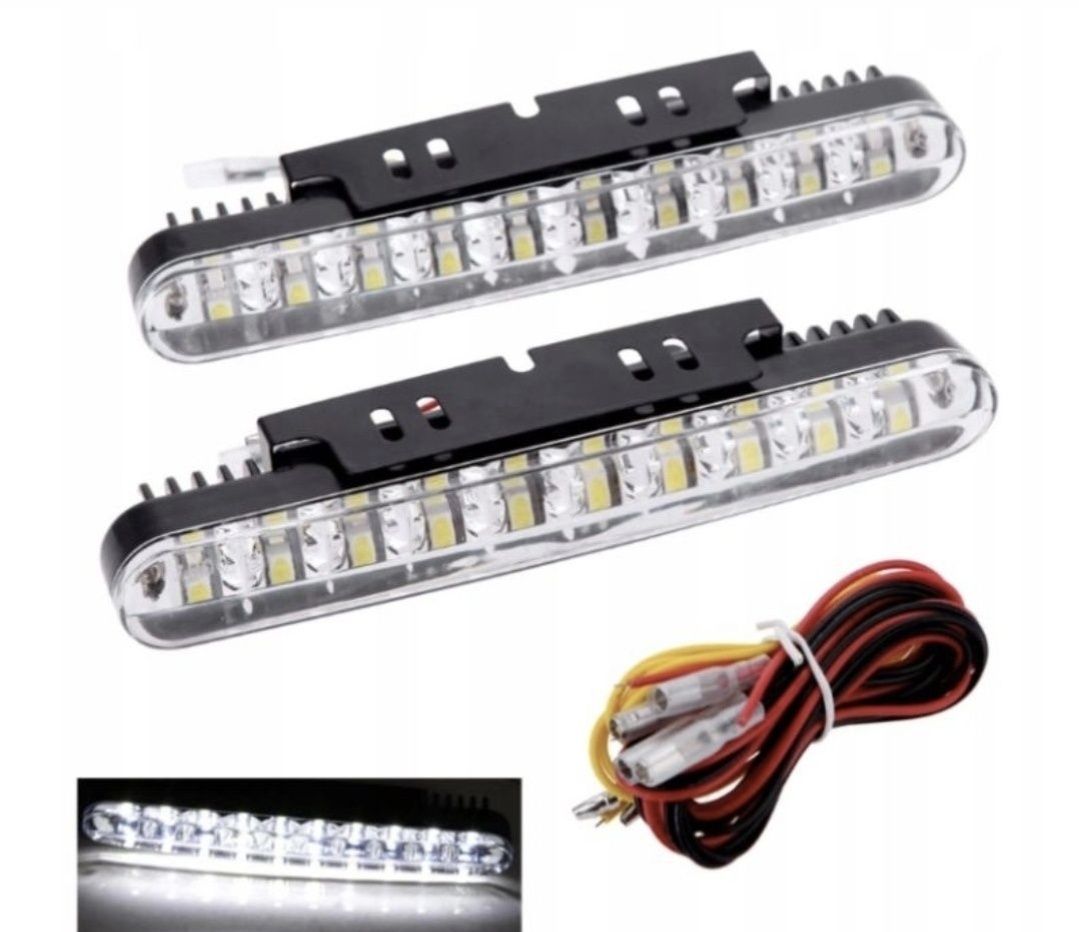Światła do Jazdy Dziennej LED z KIERUNKOWSKAZEM DRL 60 LED Komplet #12