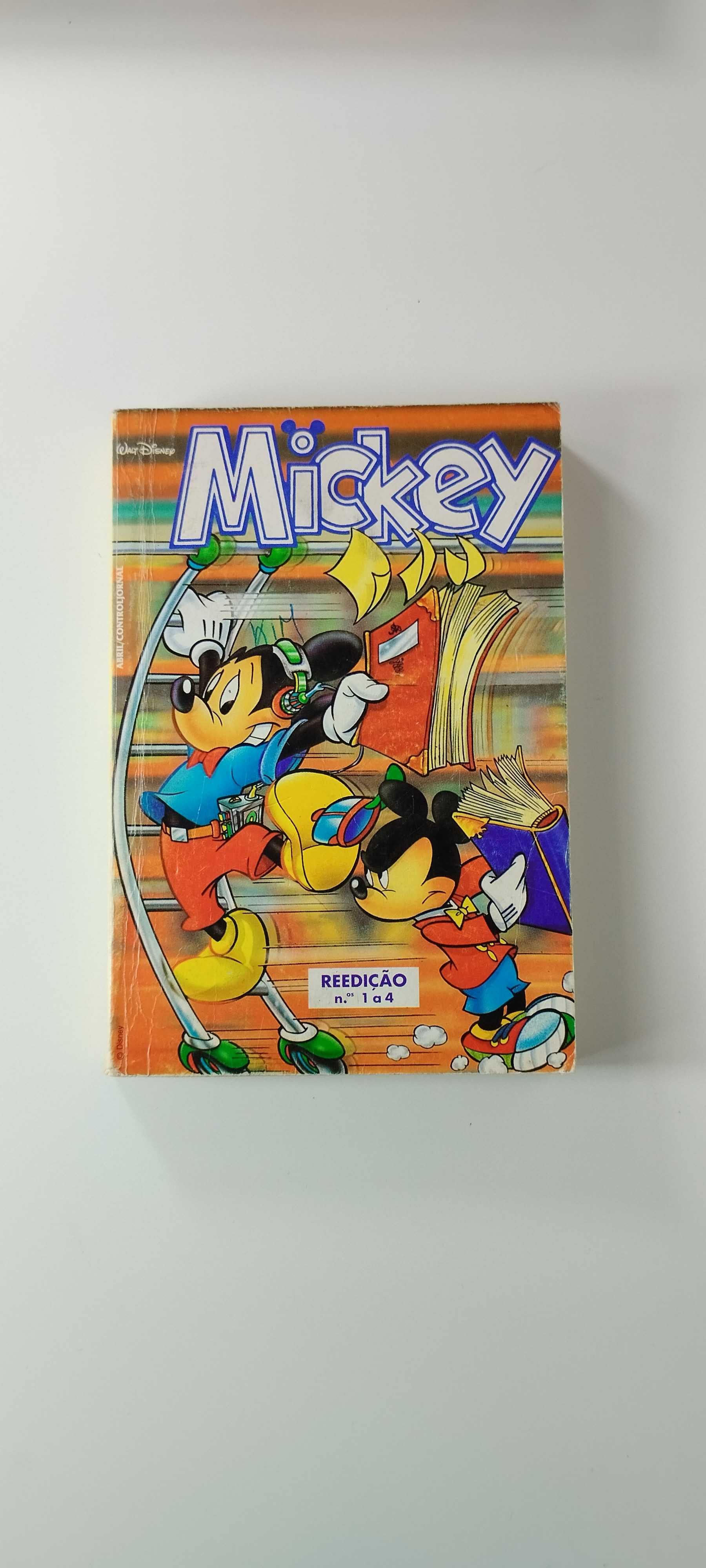 Disney Mickey Reedição N1 a 4 Banda Desenhada