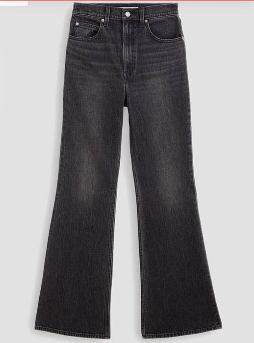 Джинси Кльош жіночі Levi`s 70's High Flare 31-32 Темно-сірі