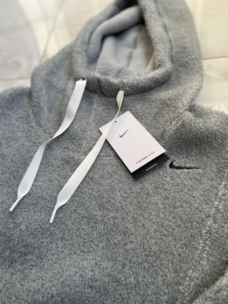 Худи Женское Nike Therma-FIT Pullover оригинал серый черный бежевый