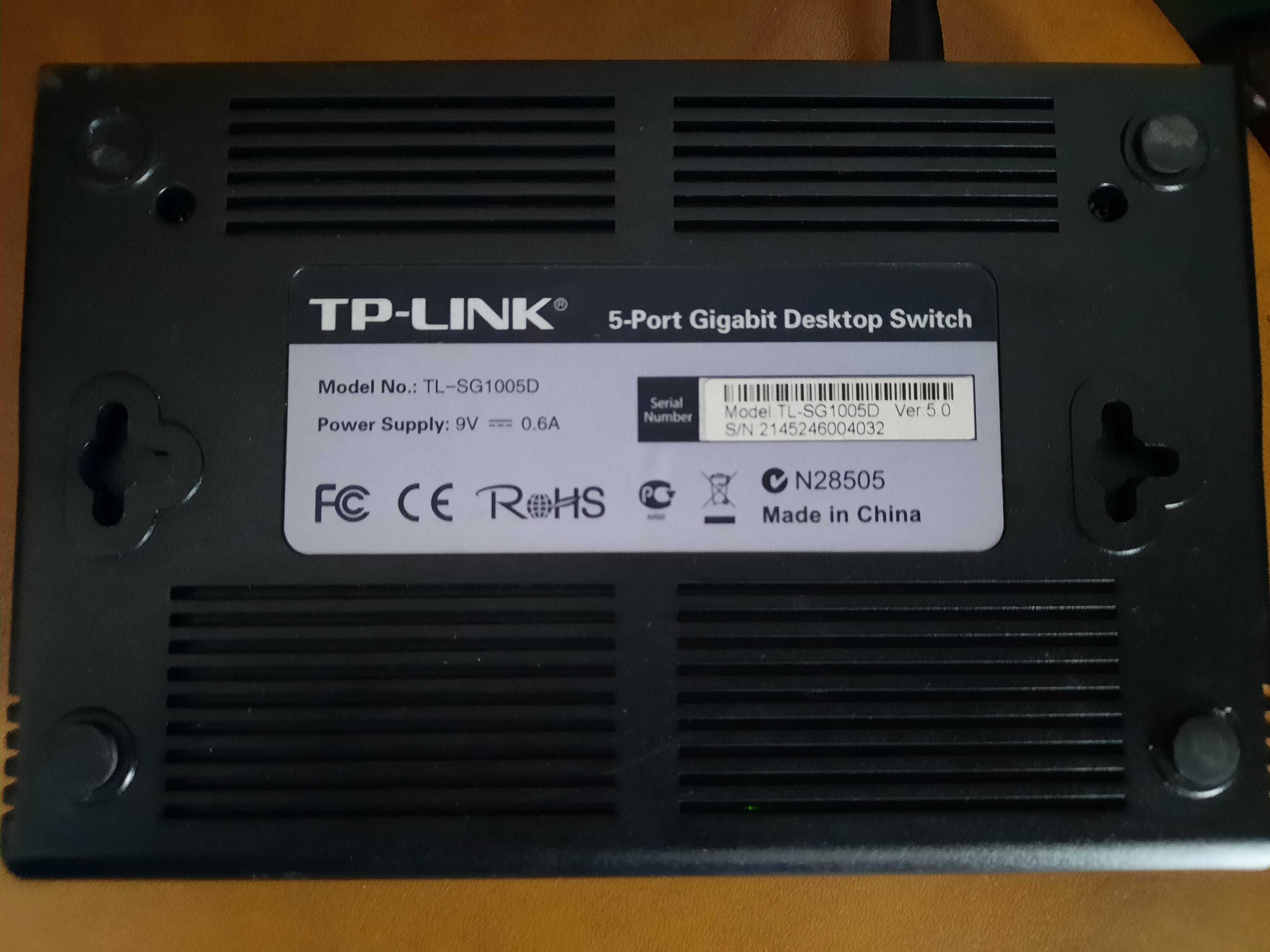 Switch Tp-Link para ligações de rede