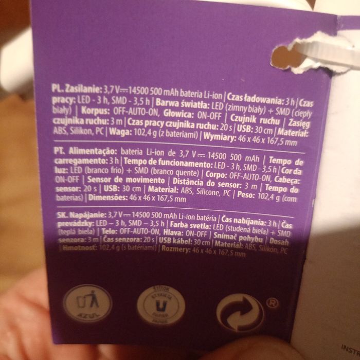 Nowa lampka nocna lethe. Lampka Led.