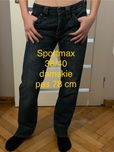 Sportmax code M 38 damskie spodnie jeansy dżinsy niebieskie