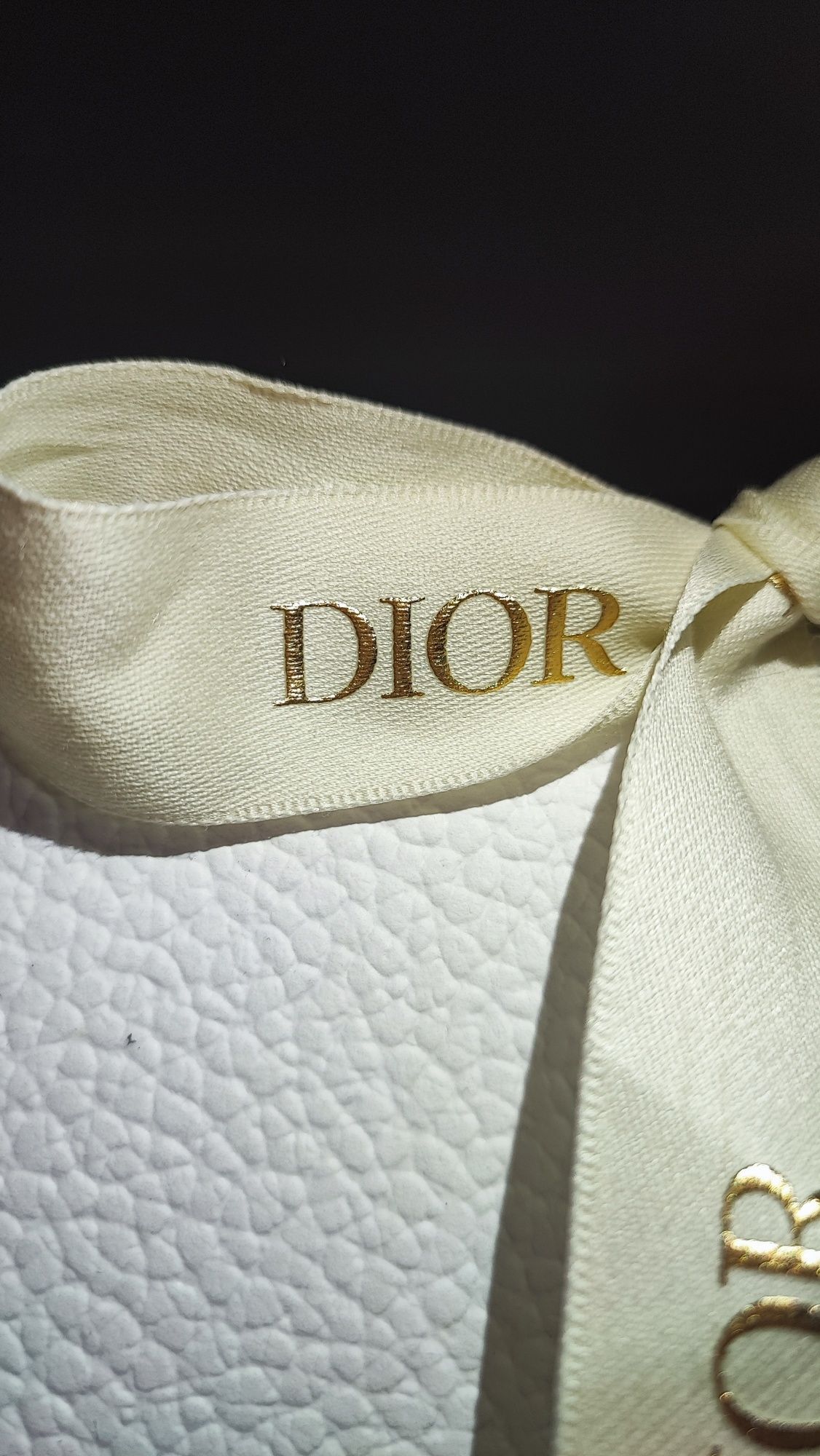 Torba papierowa Dior ogromna biała torebka prezent
