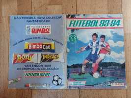 Caderneta de cromos "Futebol 93-94" - Completa