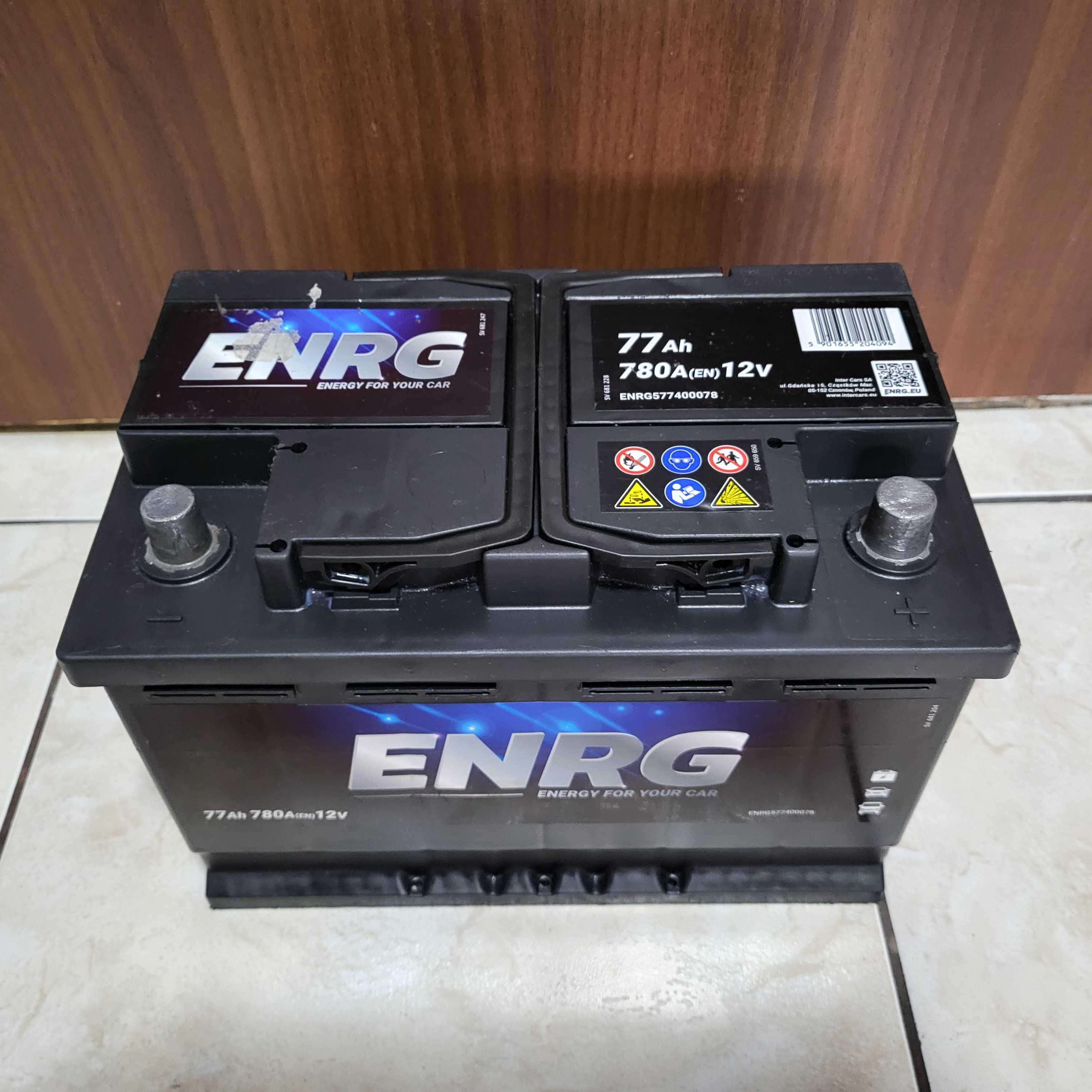 Akumulator ENRG 77Ah 780A w Bardzo Dobrym Stanie