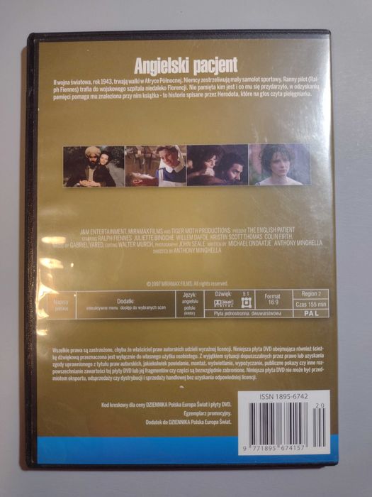 DVD Angielski Pacjent