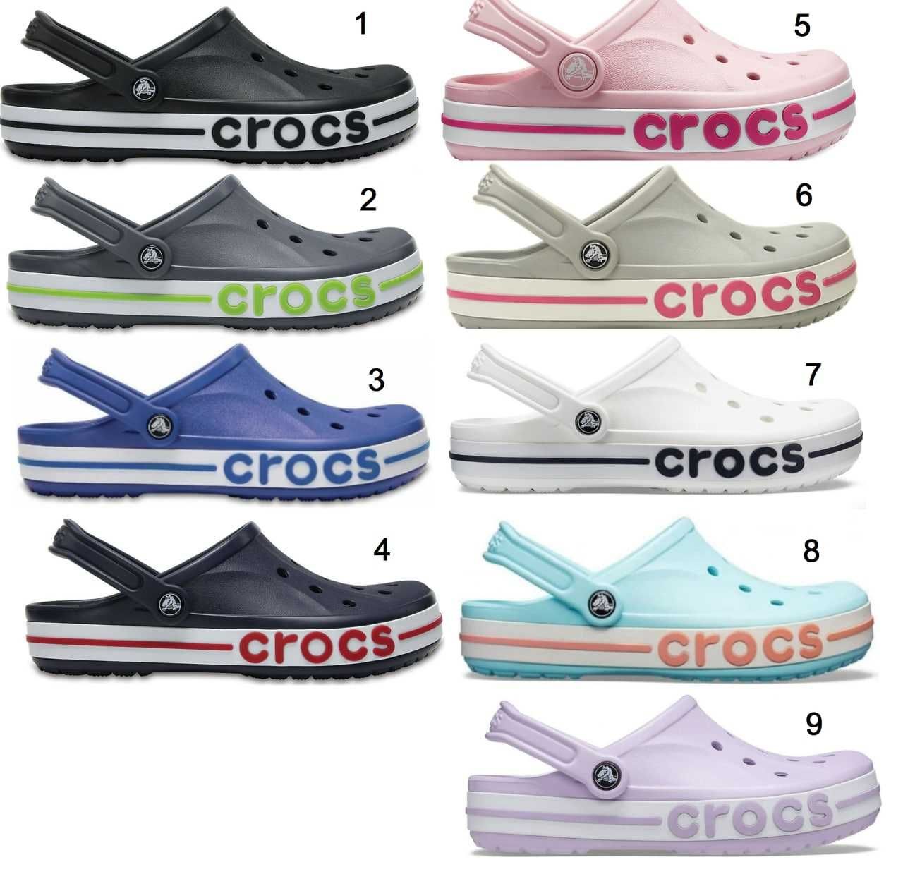 Купить crocs обувь на лето Bayband сабо 36-44р. сандали крокс