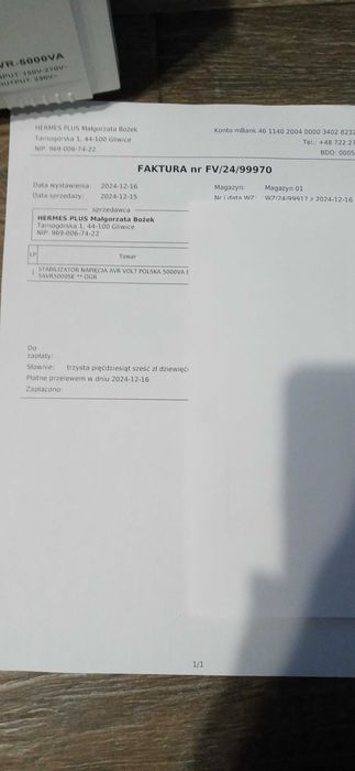 Stabilizator napięcia  avr volt Polska 5000va