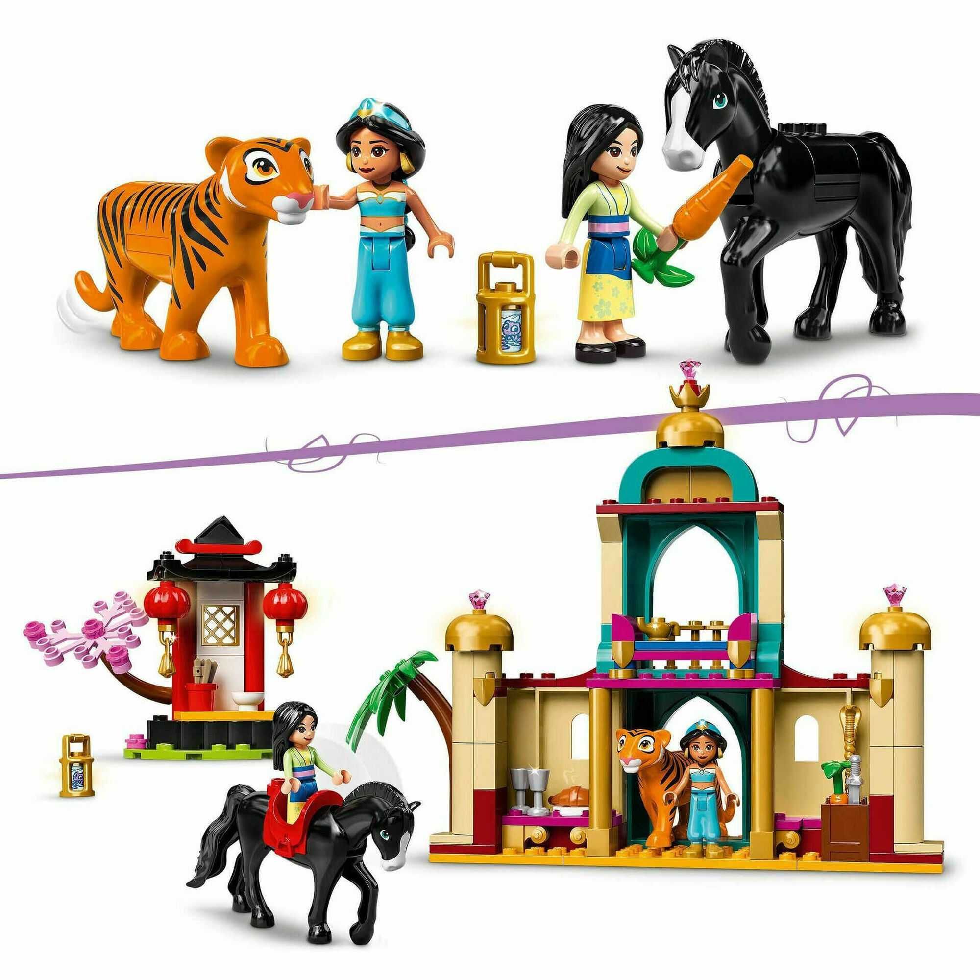 LEGO Disney A Aventura de Jasmine e Mulan - 43208 SELADO