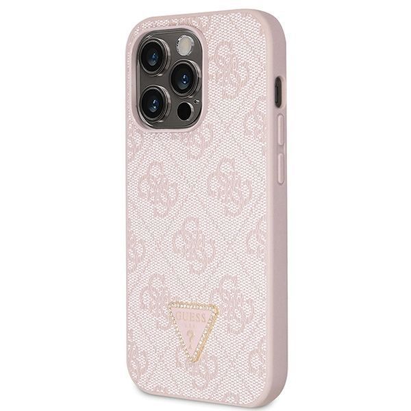 Etui Guess do iPhone 14 Pro 6,1" Różowe Crossbody