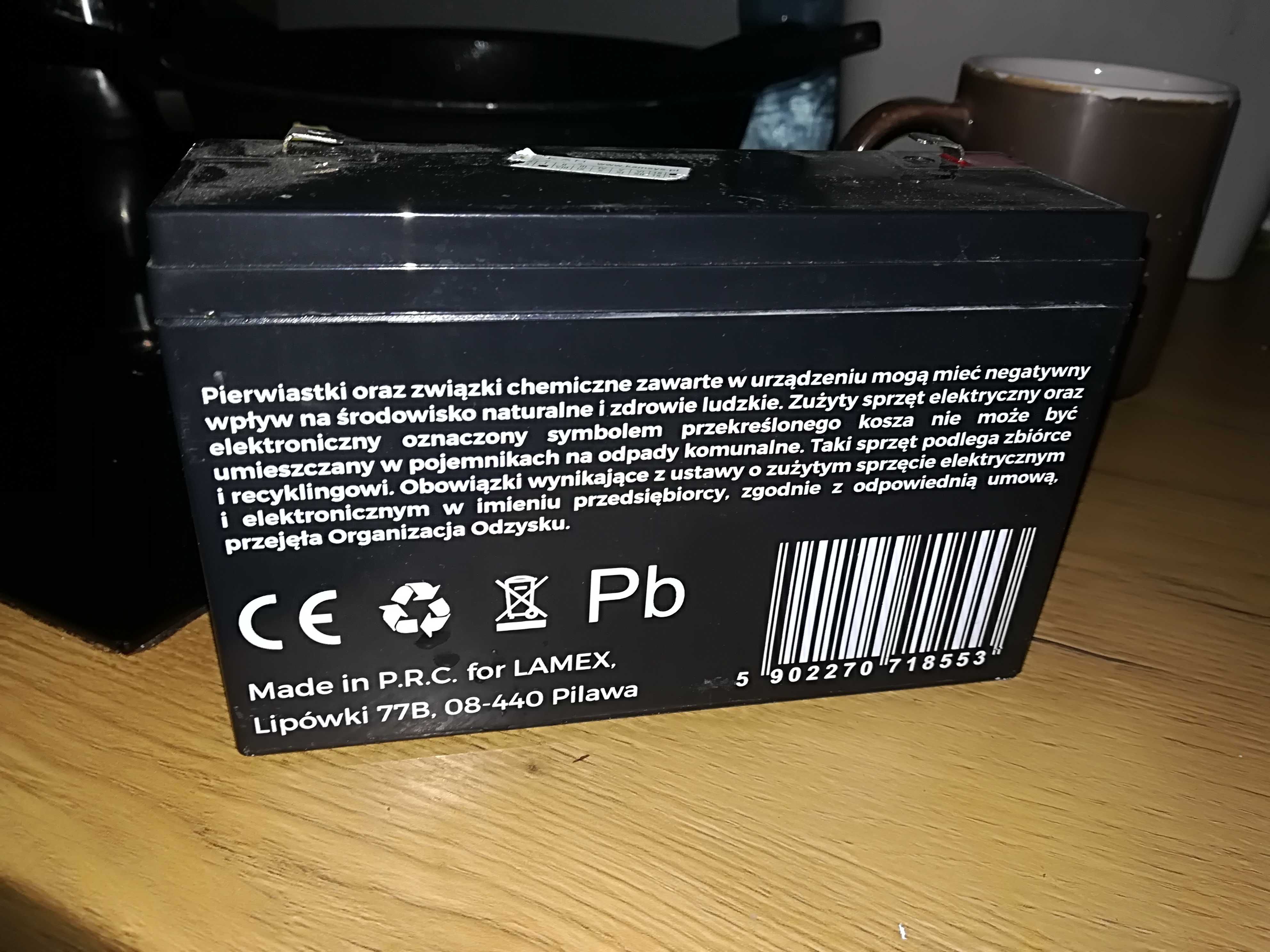 Akumulator żelowy cssb 6V 12AH