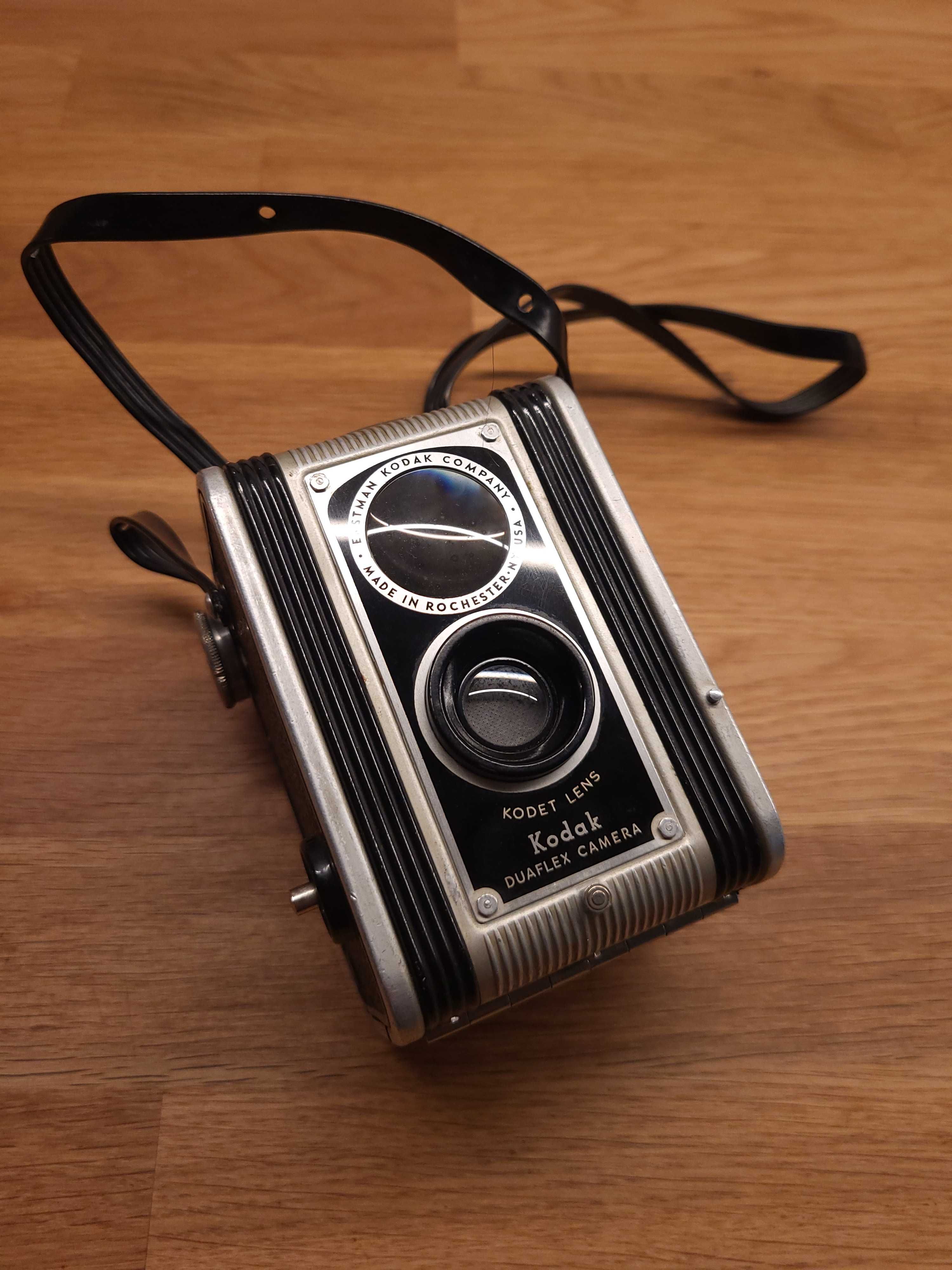 Aparat analogowy Kodak Duaflex (lata 40 USA)