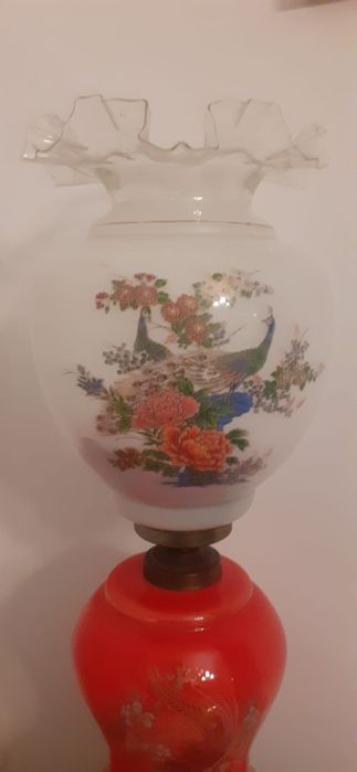 Candeeiro antigo em vidro