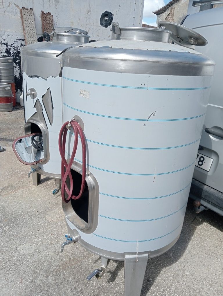 2 Cubas inox 550 LT como novas