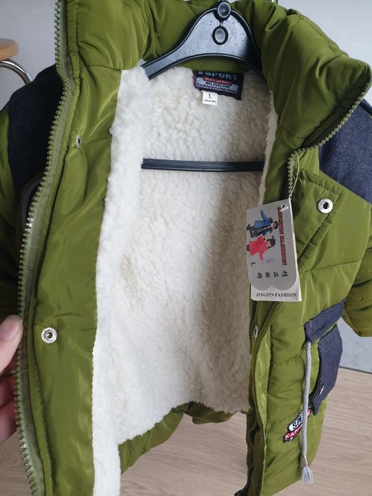 Nowa kurtka zimowa chłopięca,  rozmiar 116,