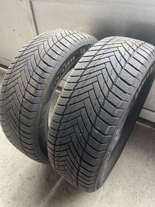 Opony zimowe 225/60/16r para dot2722 7.3mm