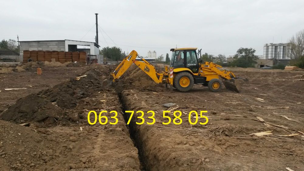 Аренда, услуги экскаватора - погрузчика JCB 3CX