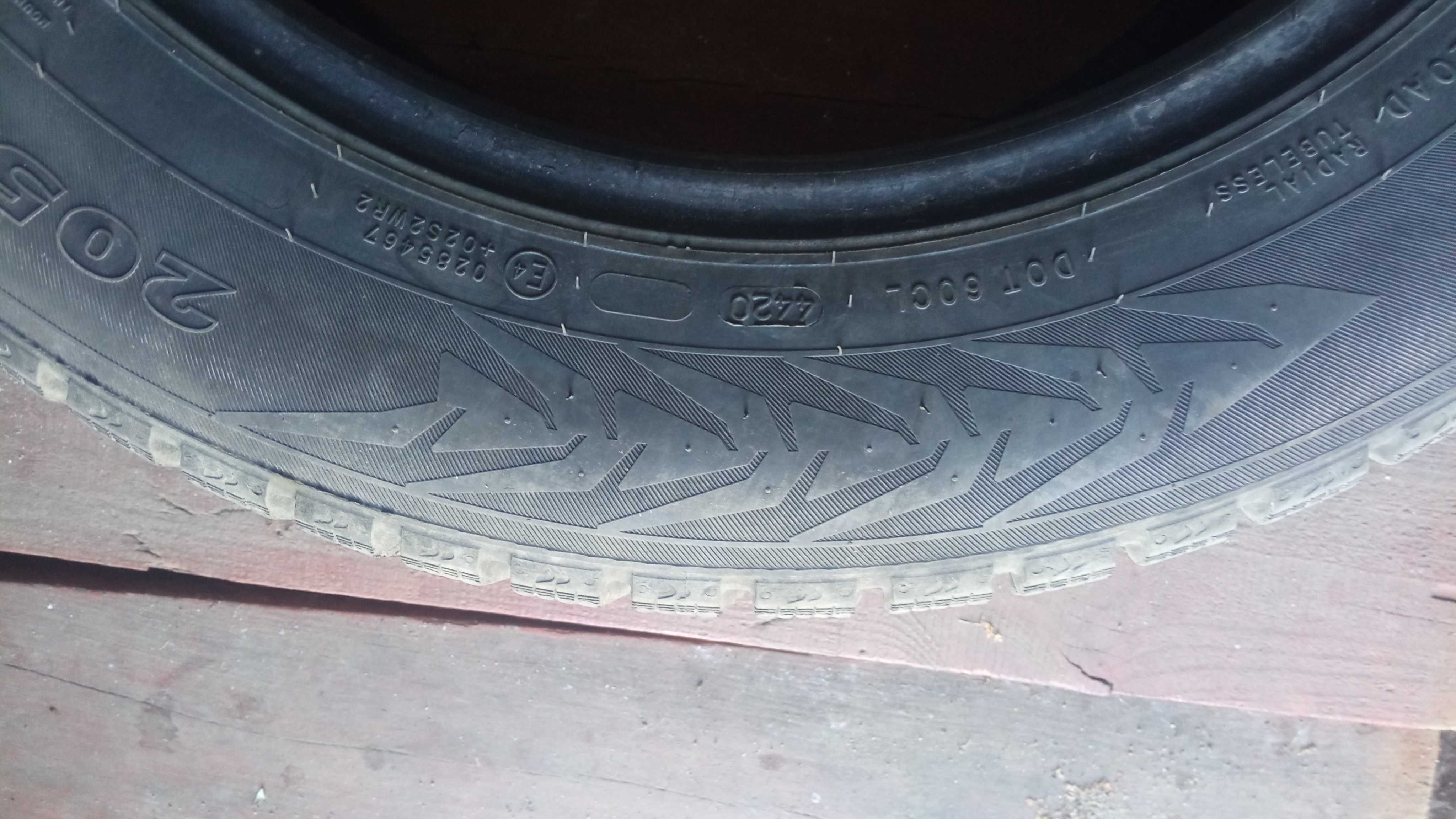 205/60/16. R16 Зима. Nokian Nordman 7 Шип. Практически Новая.