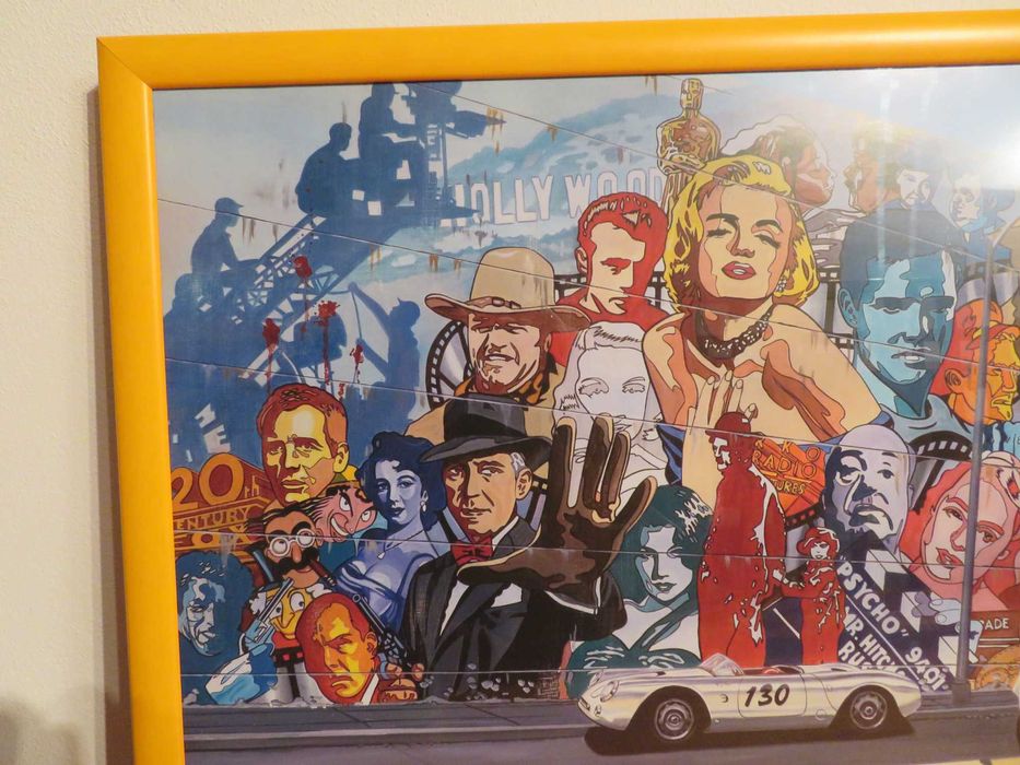 Quadro de poster do artista Alain Bertrand